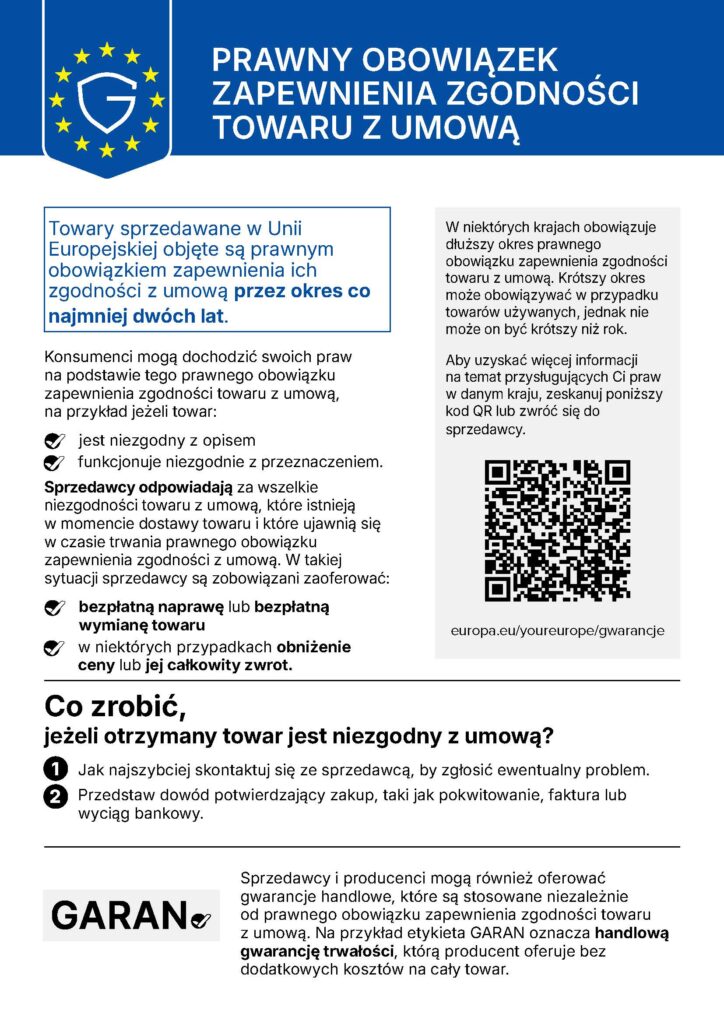 Prawny obowiązek zapewnienia zgodności z umową